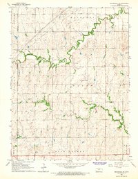 Download a high-resolution, GPS-compatible USGS topo map for Miltonvale NE, KS (1966 edition)