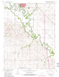 Download a high-resolution, GPS-compatible USGS topo map for Minneapolis South, KS (1980 edition)