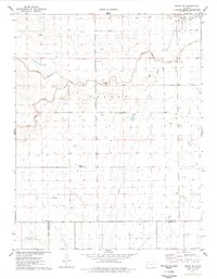 Download a high-resolution, GPS-compatible USGS topo map for Modoc SE, KS (1978 edition)