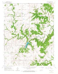 Download a high-resolution, GPS-compatible USGS topo map for Moran SE, KS (1967 edition)