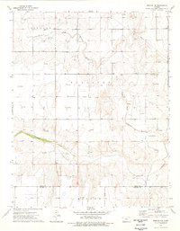 Download a high-resolution, GPS-compatible USGS topo map for Moscow NW, KS (1976 edition)