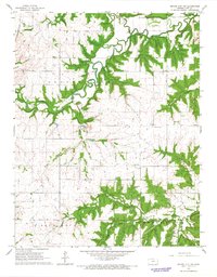 Download a high-resolution, GPS-compatible USGS topo map for Mound City NW, KS (1967 edition)