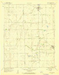 Download a high-resolution, GPS-compatible USGS topo map for Mount Hope, KS (1960 edition)
