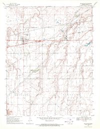 Download a high-resolution, GPS-compatible USGS topo map for Mullinville, KS (1971 edition)