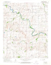 Download a high-resolution, GPS-compatible USGS topo map for Murdock, KS (1966 edition)