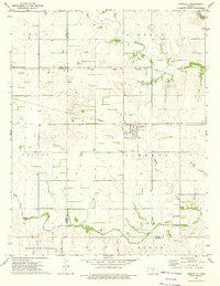 Download a high-resolution, GPS-compatible USGS topo map for Nashville, KS (1975 edition)