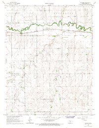Download a high-resolution, GPS-compatible USGS topo map for Nekoma, KS (1967 edition)