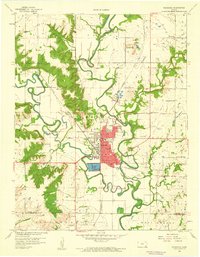 Download a high-resolution, GPS-compatible USGS topo map for Neodesha, KS (1960 edition)