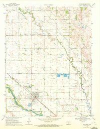 Download a high-resolution, GPS-compatible USGS topo map for Nickerson, KS (1972 edition)