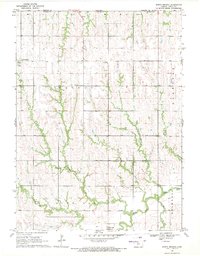 Download a high-resolution, GPS-compatible USGS topo map for North Branch, KS (1971 edition)