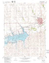 preview thumbnail of historical topo map of Norton, KS in 1978
