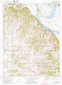 Download a high-resolution, GPS-compatible USGS topo map for Oak Mills, KS (1979 edition)