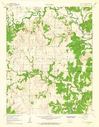 Download a high-resolution, GPS-compatible USGS topo map for Oak Valley, KS (1963 edition)