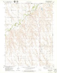 Download a high-resolution, GPS-compatible USGS topo map for Oberlin NE, KS (1979 edition)