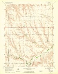 Download a high-resolution, GPS-compatible USGS topo map for Oberlin SW, KS (1966 edition)