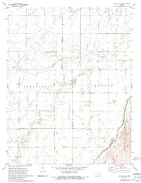 Download a high-resolution, GPS-compatible USGS topo map for Offerle SE, KS (1984 edition)