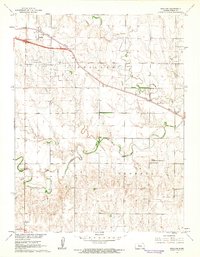 Download a high-resolution, GPS-compatible USGS topo map for Ogallah, KS (1962 edition)