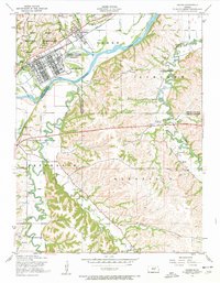 Download a high-resolution, GPS-compatible USGS topo map for Ogden, KS (1955 edition)
