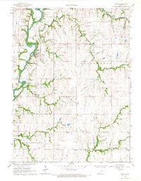 Download a high-resolution, GPS-compatible USGS topo map for Oketo, KS (1967 edition)