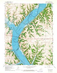 Download a high-resolution, GPS-compatible USGS topo map for Olsburg NW, KS (1965 edition)