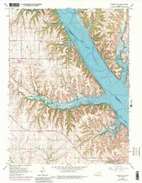 Download a high-resolution, GPS-compatible USGS topo map for Olsburg SW, KS (1984 edition)
