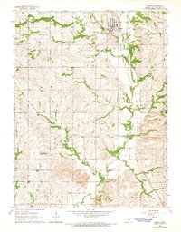 Download a high-resolution, GPS-compatible USGS topo map for Onaga, KS (1965 edition)