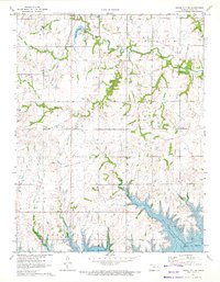 Download a high-resolution, GPS-compatible USGS topo map for Osage City SE, KS (1972 edition)