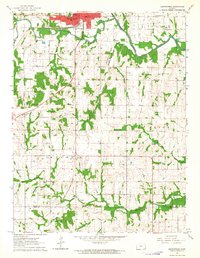 Download a high-resolution, GPS-compatible USGS topo map for Osawatomie, KS (1964 edition)
