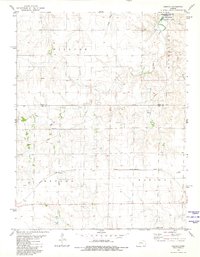 Download a high-resolution, GPS-compatible USGS topo map for Osgood, KS (1981 edition)