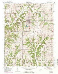 Download a high-resolution, GPS-compatible USGS topo map for Oskaloosa, KS (1983 edition)