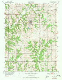 Download a high-resolution, GPS-compatible USGS topo map for Oskaloosa, KS (1974 edition)