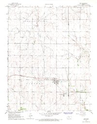 Download a high-resolution, GPS-compatible USGS topo map for Otis, KS (1967 edition)