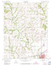 Download a high-resolution, GPS-compatible USGS topo map for Ottawa North, KS (1983 edition)