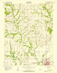 Download a high-resolution, GPS-compatible USGS topo map for Ottawa North, KS (1957 edition)