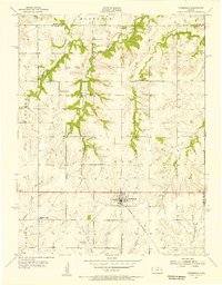 Download a high-resolution, GPS-compatible USGS topo map for Overbrook, KS (1956 edition)