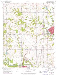 Download a high-resolution, GPS-compatible USGS topo map for Paola West, KS (1976 edition)