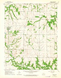 Download a high-resolution, GPS-compatible USGS topo map for Parker, KS (1964 edition)