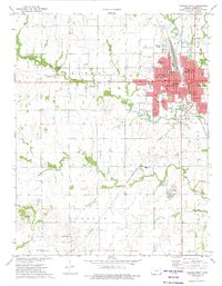 Download a high-resolution, GPS-compatible USGS topo map for Parsons West, KS (1975 edition)