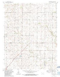Download a high-resolution, GPS-compatible USGS topo map for Peabody NW, KS (1990 edition)