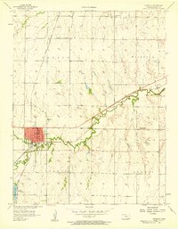 Download a high-resolution, GPS-compatible USGS topo map for Peabody, KS (1958 edition)