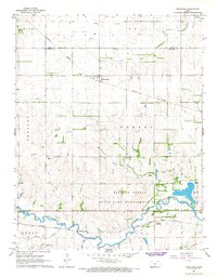 Download a high-resolution, GPS-compatible USGS topo map for Penalosa, KS (1968 edition)