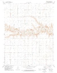 Download a high-resolution, GPS-compatible USGS topo map for Pence SE, KS (1978 edition)