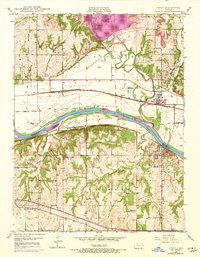 Download a high-resolution, GPS-compatible USGS topo map for Perry, KS (1973 edition)