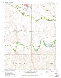Download a high-resolution, GPS-compatible USGS topo map for Phillipsburg South, KS (1974 edition)