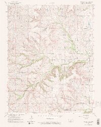 1964 Map of Piedmont NW, 1965 Print