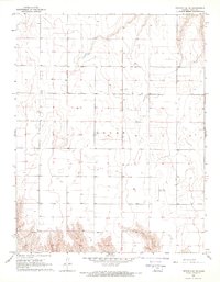 preview thumbnail of historical topo map of Gray County, KS in 1968