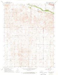 preview thumbnail of historical topo map of Finney County, KS in 1967