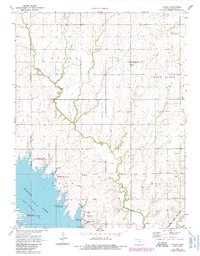Download a high-resolution, GPS-compatible USGS topo map for Pilsen, KS (1985 edition)