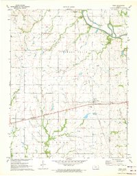 Download a high-resolution, GPS-compatible USGS topo map for Piqua, KS (1973 edition)