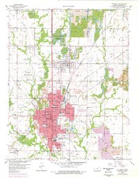 Download a high-resolution, GPS-compatible USGS topo map for Pittsburg, KS (1978 edition)